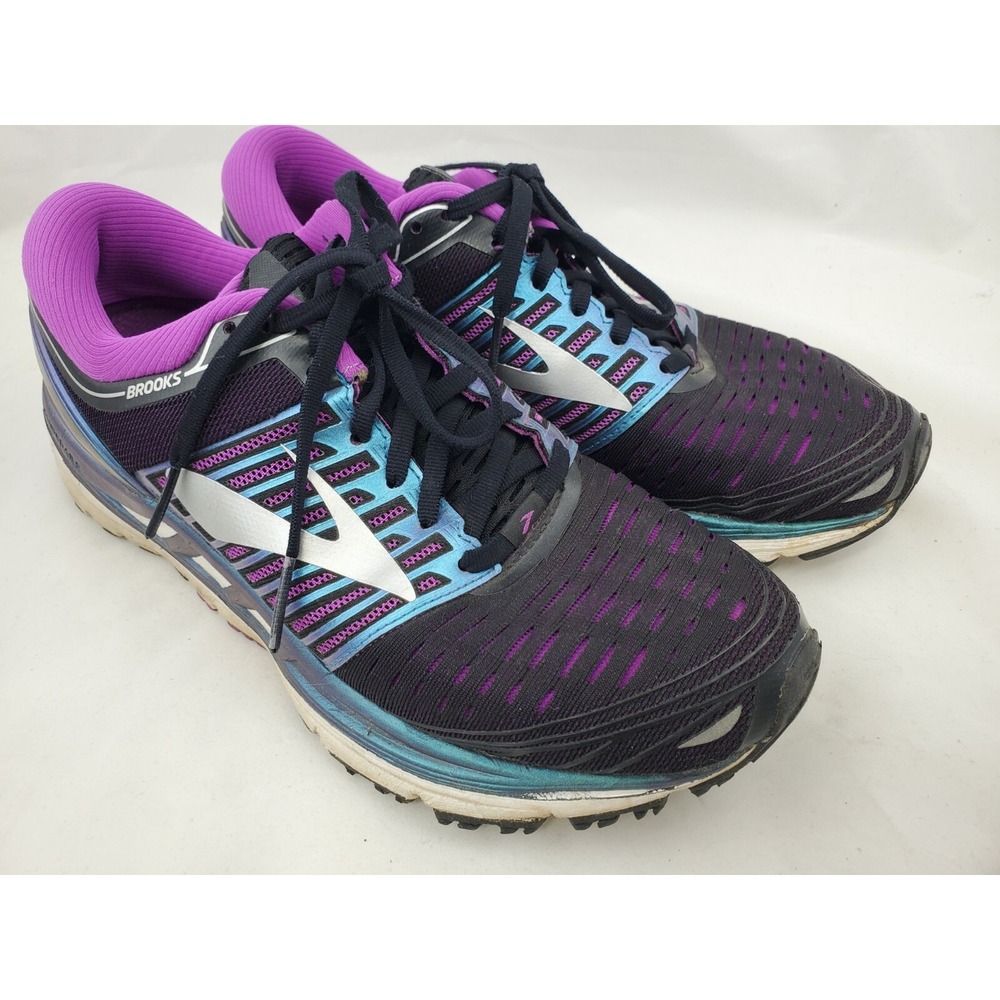 Brooks Transcend 5 Purple Shoes Womens Size 9.5 Sneakers